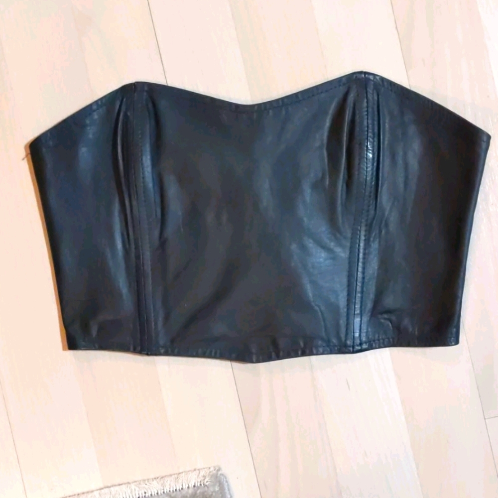 Real leather tube/corset top beautiful 😻